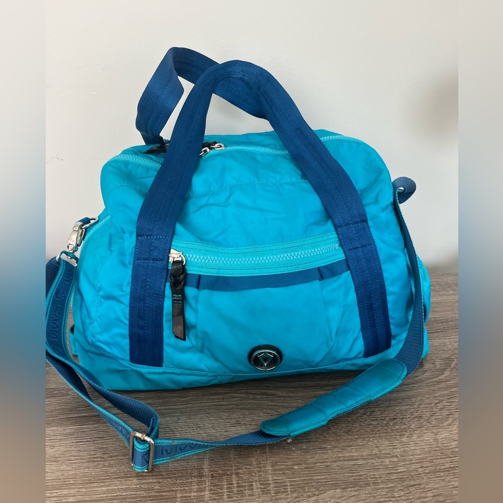 IVIVVA Game Duffle Gym
Dance Ice Bag Travel Girls Sleepover Turquoise Blue